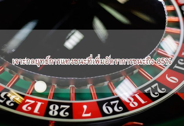 เจาะกลยุทธ์การแทงชนะที่เพิ่มอัตราการชนะถึง 85%